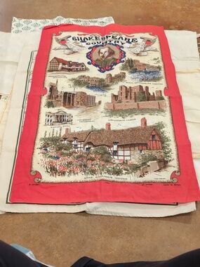 Lot Of 11 Patterned Linens/Tea Towels/Bandana